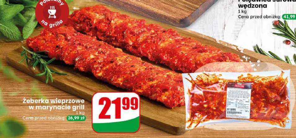 Żeberka wieprzowe w marynacie grill