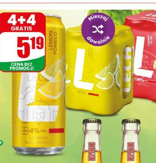 Piwo Lech smakowe puszka