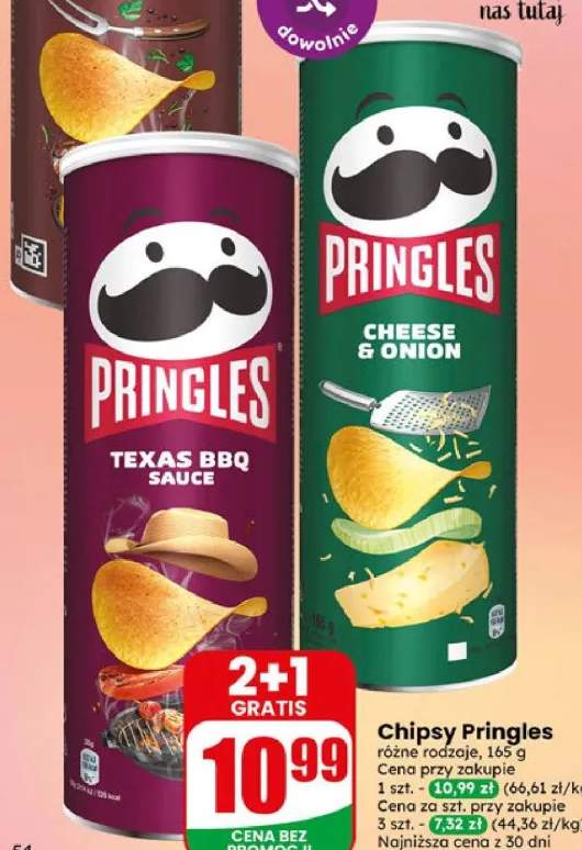 Chipsy Pringles różne rodzaje 165g