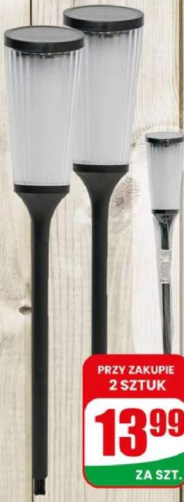 Lampa solarna pochodnia duża 12 LED 1szt.