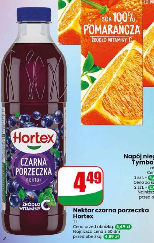 Nektar czarna porzeczka Hortex