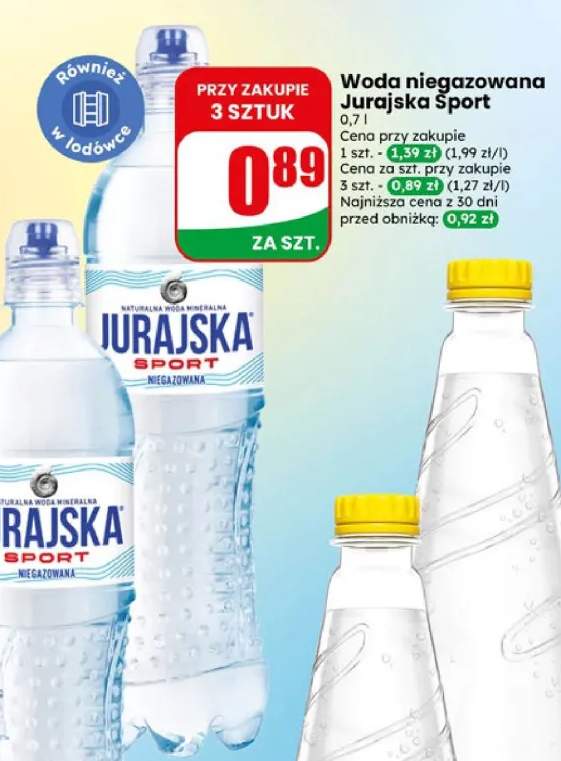 Woda niegazowana Jurajska Sport