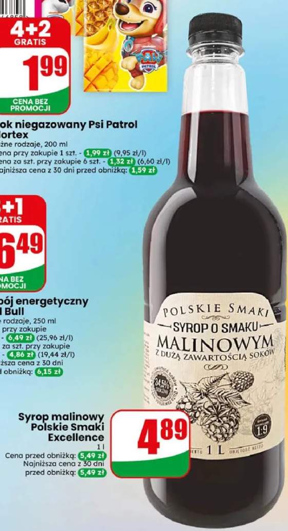 Syrop malinowy Polskie Smaki Excellence