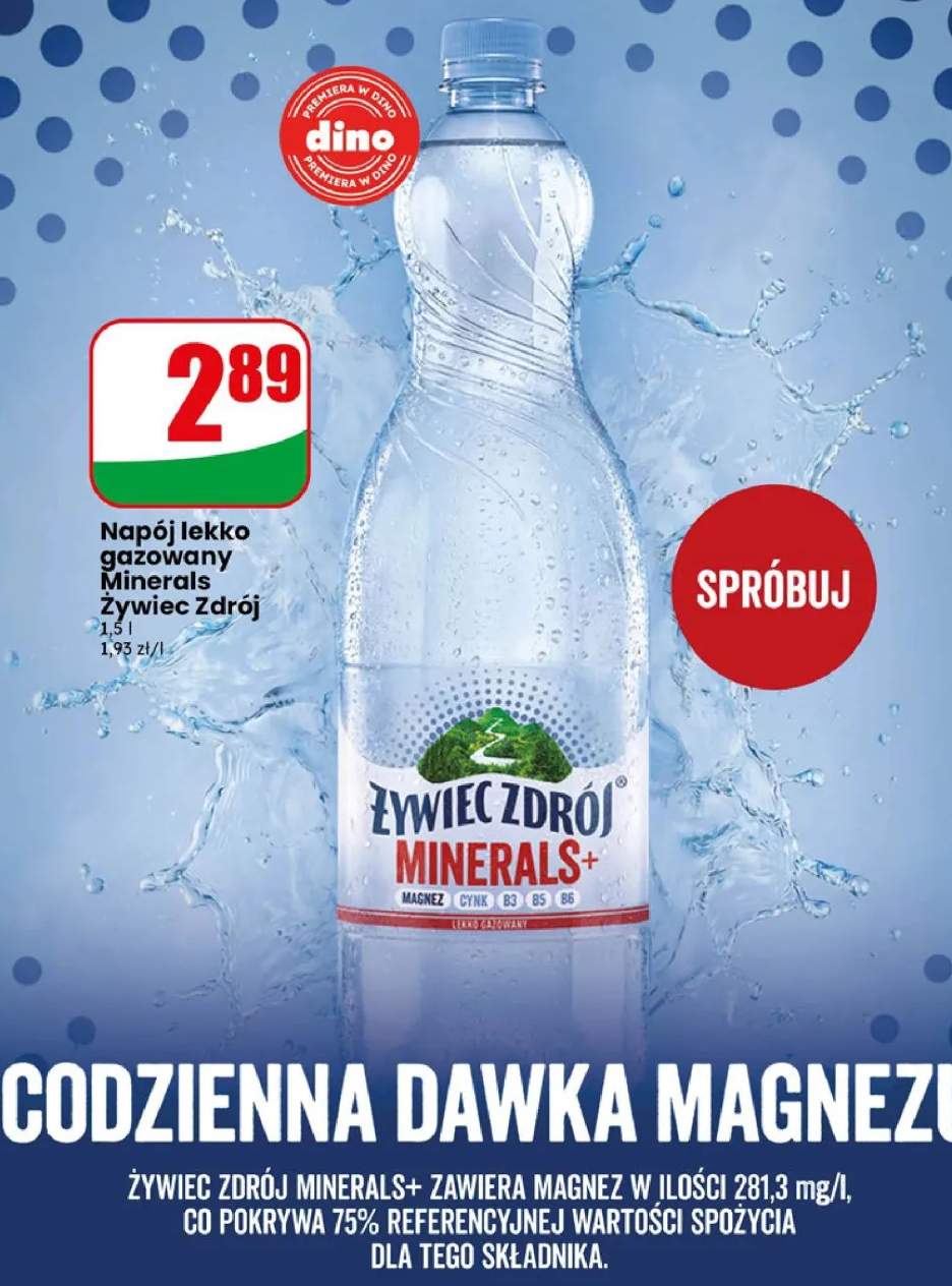 Napój lekko gazowany Minerals Żywiec Zdrój