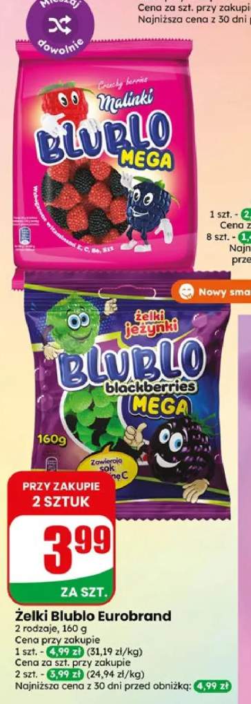 Żelki Blublo blackberries jeżynki Eurobrand