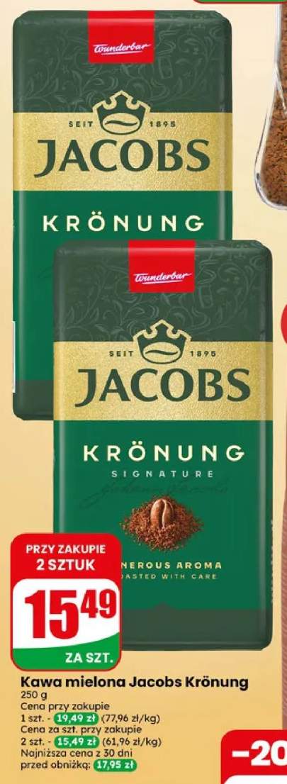 Kawa mielona Jacobs Krönung
