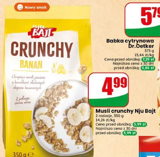 Musli crunchy Nju Bajt banan