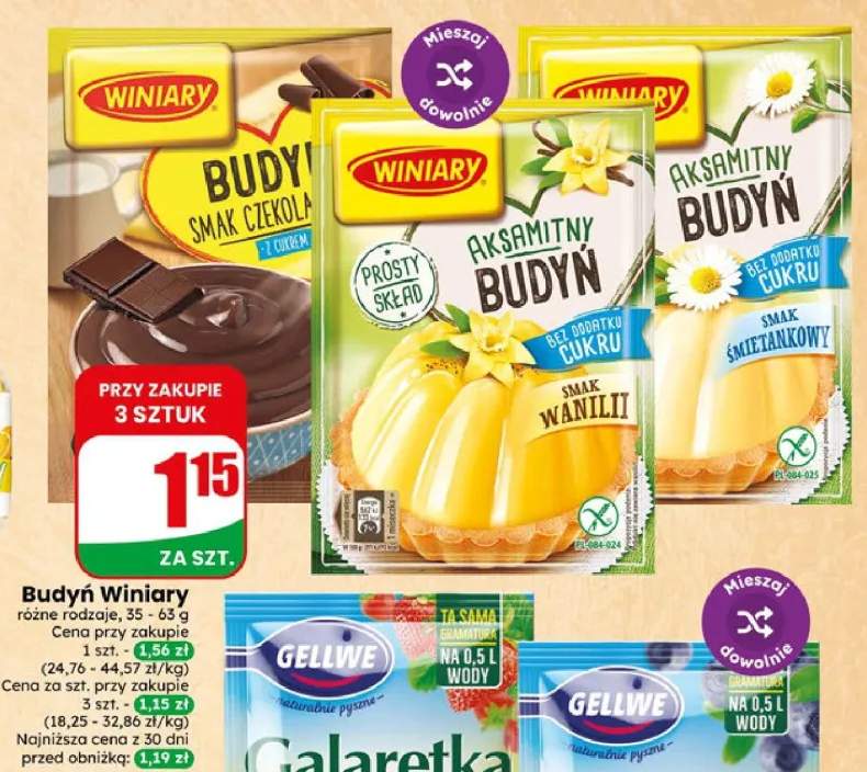 Budyń Winiary smak czekoladowy