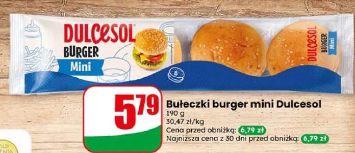 Bułeczki burger mini Dulcesol