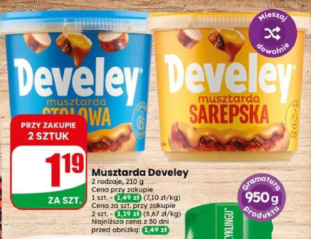 Musztarda sarepska Develey