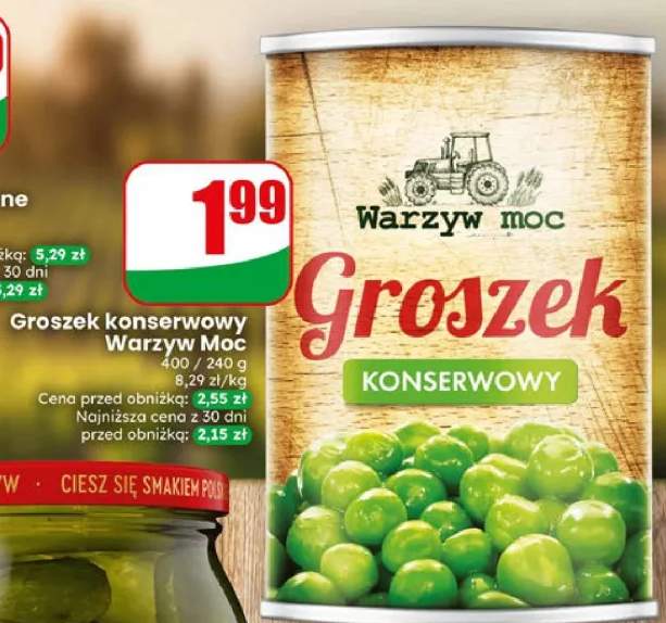 Groszek konserwowy Warzyw Moc