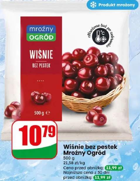 Wiśnie bez pestek mrożone Mroźny Ogród