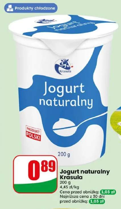 Jogurt naturalny Krasula