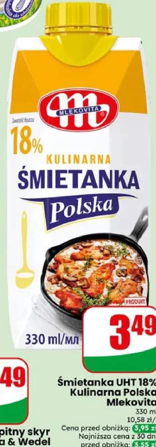 Śmietanka UHT 18% Kulinarna Polska Mlekovita