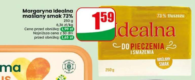 Margaryna Idealna maślany smak 73%