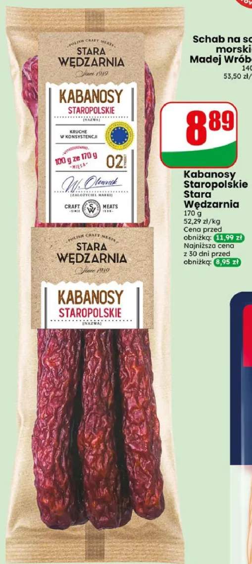 Kabanosy Staropolskie Stara Wędzarnia