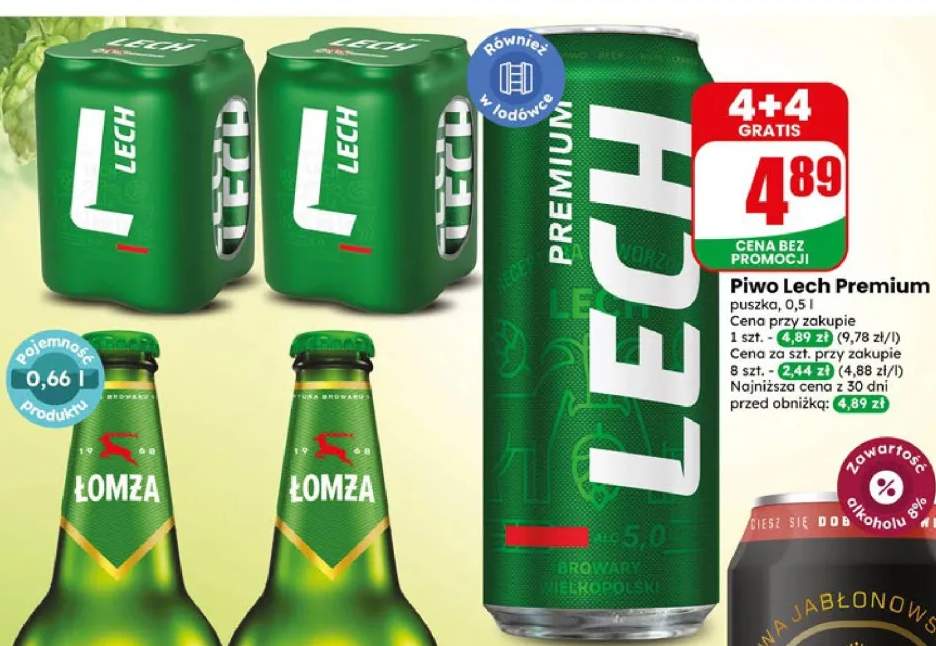 Piwo Lech Premium puszka