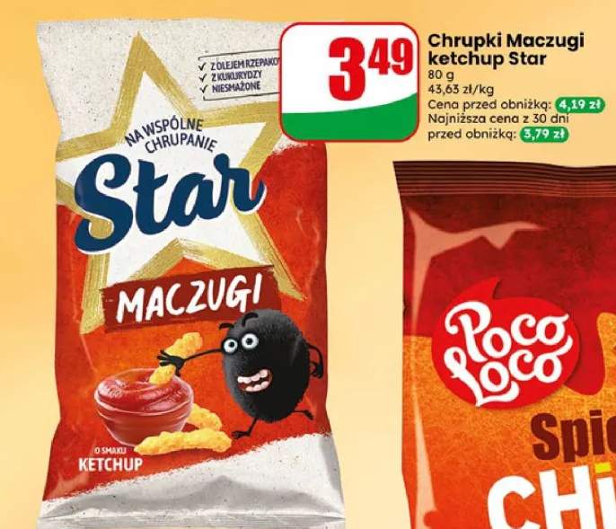 Chrupki Maczugi Star ketchup