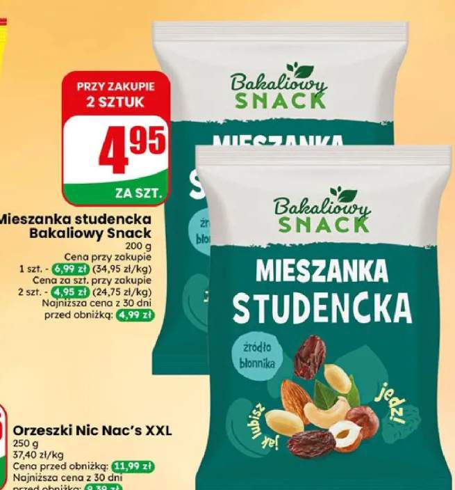 Mieszanka studencka Bakaliowy Snack