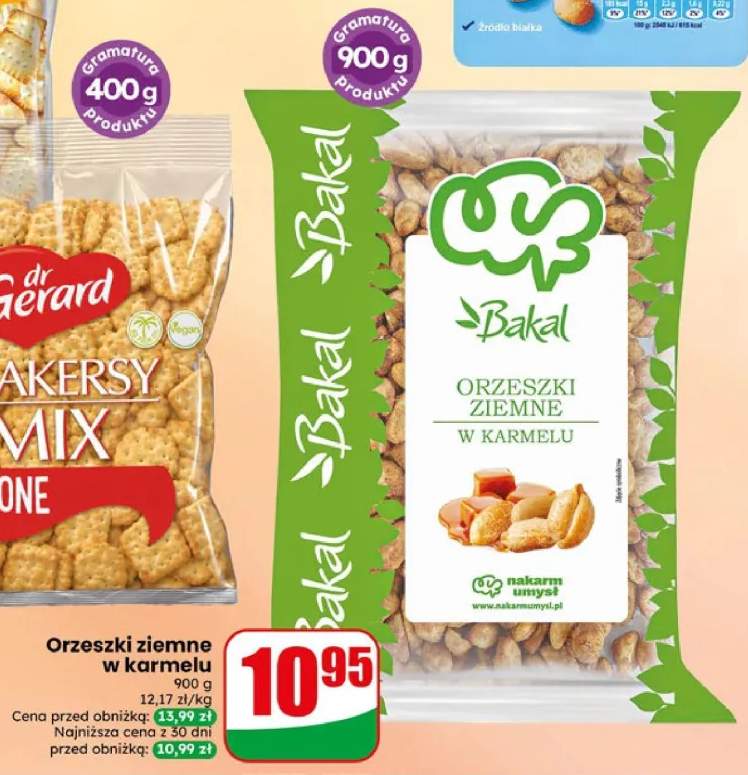 Orzeszki ziemne w karmelu Bakal