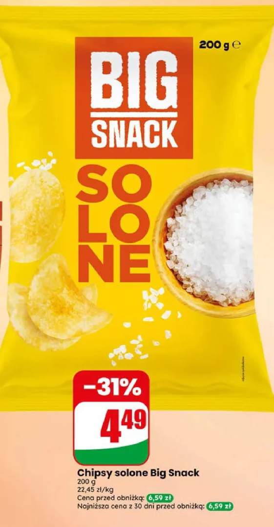 Chipsy solone Big Snack