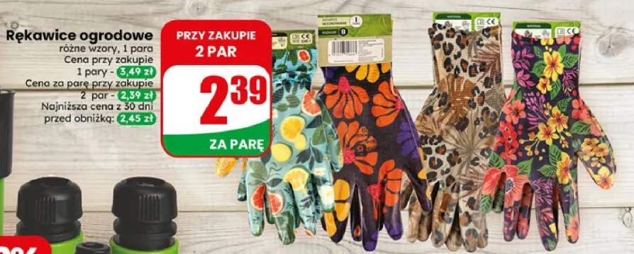 Rękawice ogrodowe różne wzory