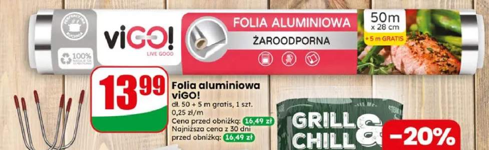 Folia aluminiowa żaroodporna viGO!