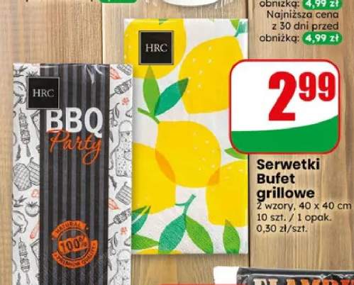 Serwetki grillowe Bufet 40x40cm