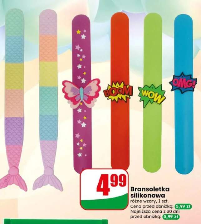 Bransoletka silikonowa