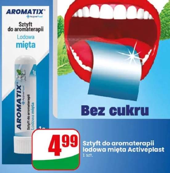 Sztyft do aromaterapii lodowa mięta Aromatix Activeplast
