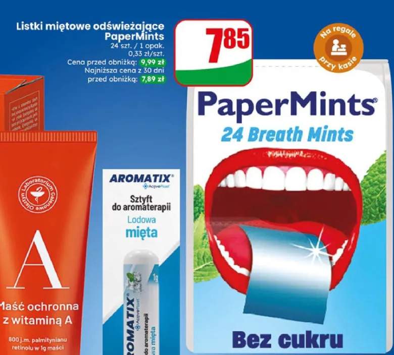 Sztyft do aromaterapii lodowa mięta Aromatix Activeplast