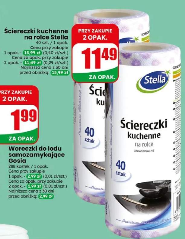 Ściereczki kuchenne na rolce Stella