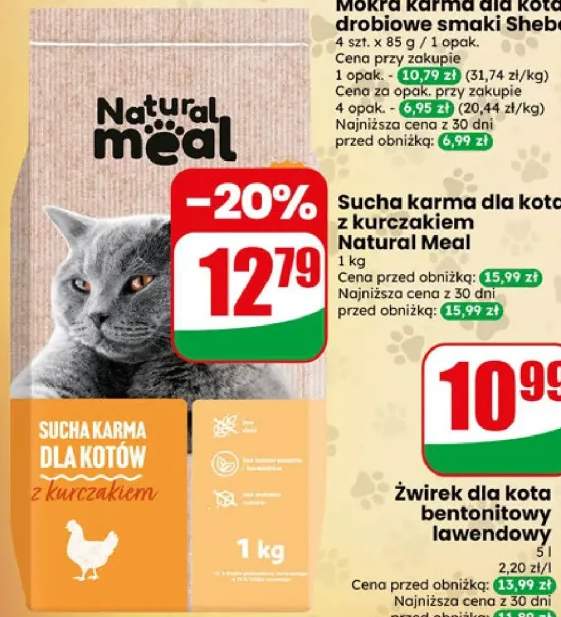 Sucha karma dla kota z kurczakiem Natural Meal