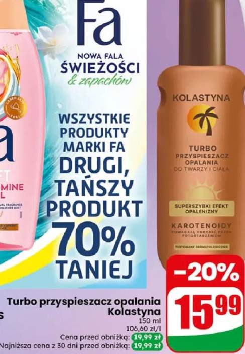 Turbo przyspieszacz opalania Kolastyna