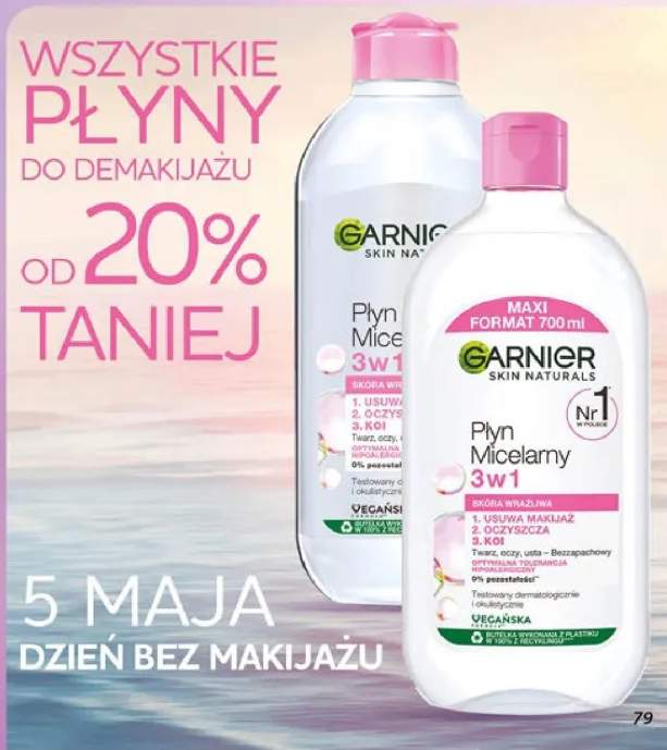 Płyn micelarny 3w1 Garnier Skin Naturals