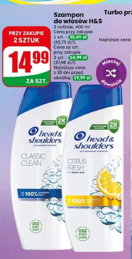 Szampon do włosów Head & Shoulders Classic Clean
