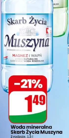 Woda mineralna Skarb Życia Muszyna niegazowana