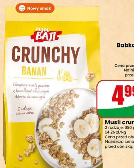 Musli crunchy Nju Bajt banan