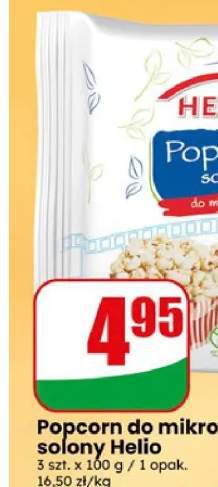 Popcorn do mikrofali solony Helio
