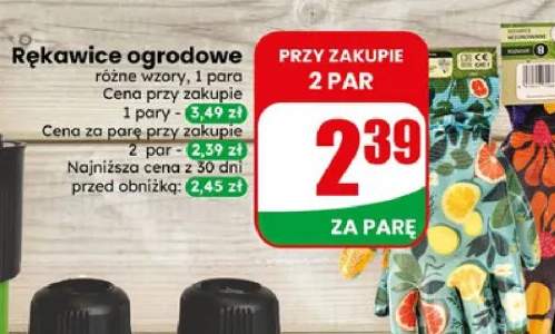 Rękawice ogrodowe różne wzory