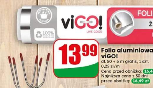 Folia aluminiowa żaroodporna viGO!