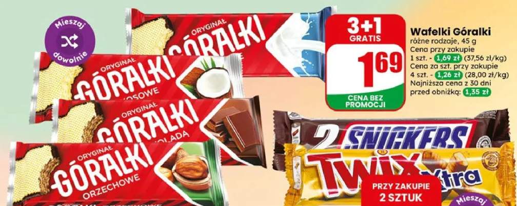 Wafelki Góralki czekolada