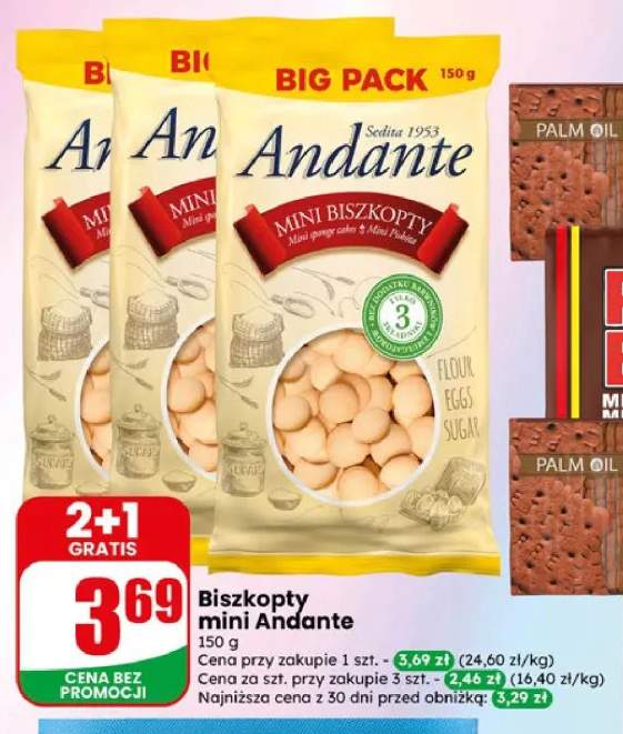 Biszkopty mini Andante