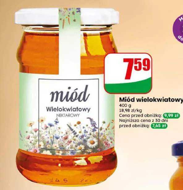 Miód wielokwiatowy nektarowy