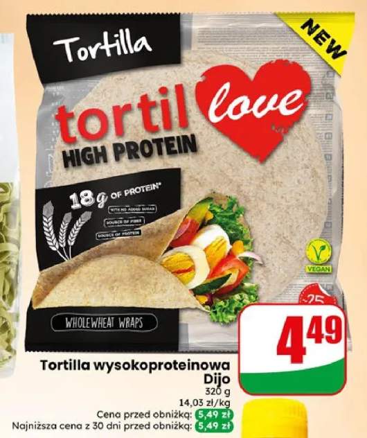 Tortilla wysokoproteinowa Dijo High Protein