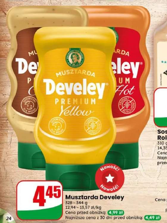 Musztarda Develey Premium Hot