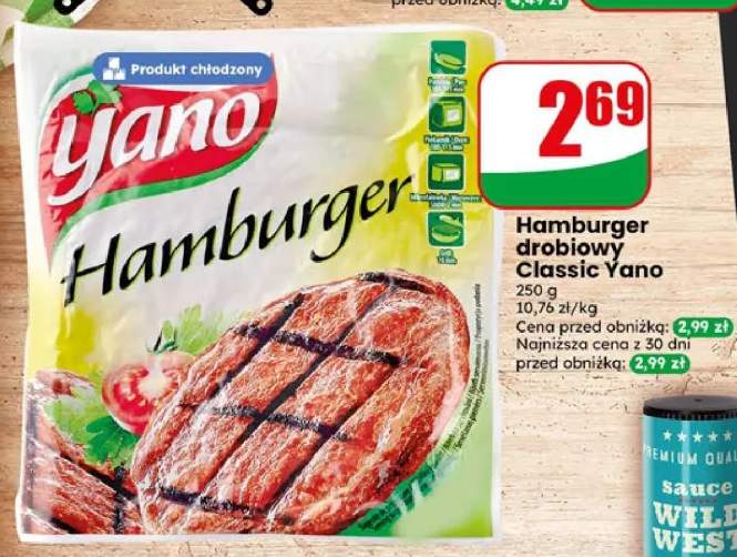 Hamburger drobiowy Classic Yano