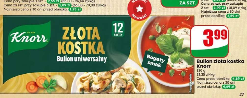 Bulion złota kostka uniwersalny Knorr