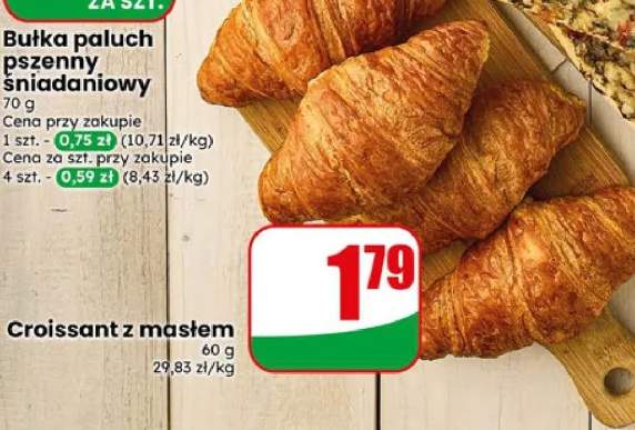 Croissant z masłem