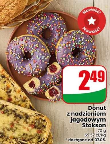 Donut z nadzieniem jagodowym Stokson